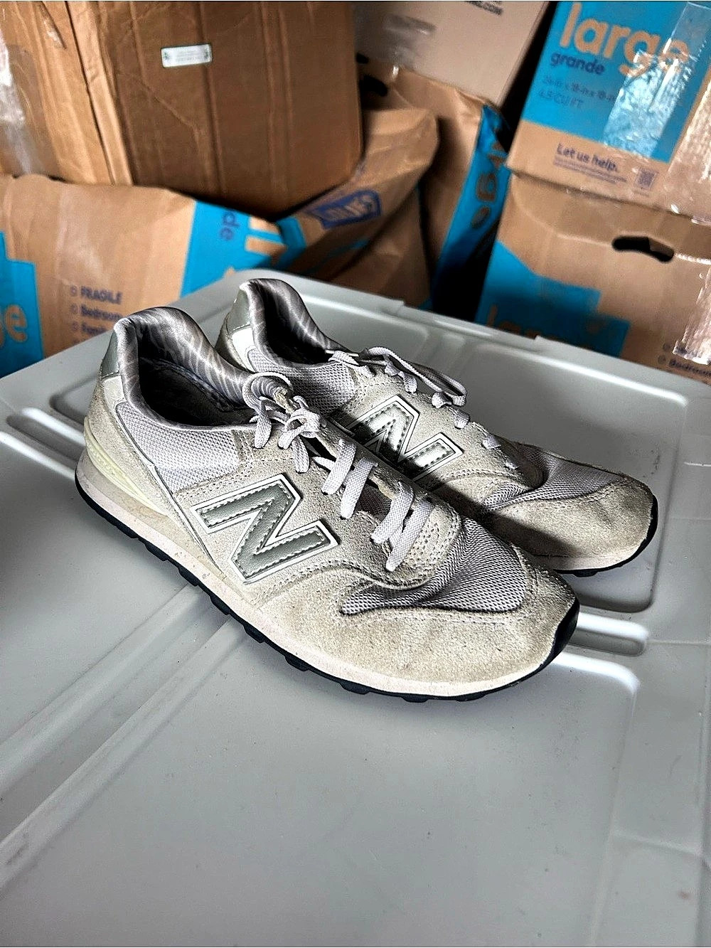 New Balance 574 Gray Sneakers US 7.5 Good